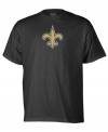 Geaux Saints! If you love your boys from New Orleans and want to cheer them back onto the big game, then you've got to rock this printed logo tee all season long.