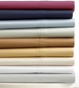 Outfit your home in classic luxury with Lauren Ralph Lauren's Prescott sheet set. Woven of soft, breathable 500-threadcount cotton and available in a versatile palette of sophisticated, modern hues.