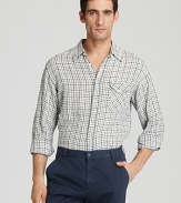 Billy Reid Holden Tattersall Plaid Sport Shirt - Classic Fit