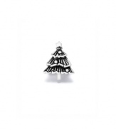 'Tis the season to be merry! Ornament your necklace or bracelet with this decorative Donatella Christmas tree bead. Crafted in sterling silver, bead features a pine tree with a star on top. Donatella is a playful collection of charm bracelets and necklaces that can be personalized to suit your style! Available exclusively at Macy's.