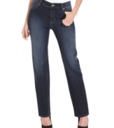 Bandolino's straight-leg jeans are figure-flattering essentials, whether you dress them up or down!