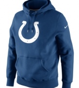 Shout out to your favorite NFL football team with this comfortable Indianapolis Colts hoodie from Nike.