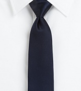 Modern elegance expertly crafted in smooth Italian silk.About 3 wideSilkDry cleanMade in Italy