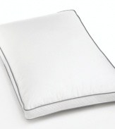 Sleep soundly through the night with this Charter Club down loft pillow, boasting a feather core surrounded by plush down fill for exceptional comfort. Finished with a 300-thread count cotton cover.