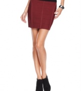 INC turns up the heat with a petite bandage skirt! Pair it with a relaxed, fluid top to balance out the curve-hugging cut -- or go all-out sexy with a fitted top.