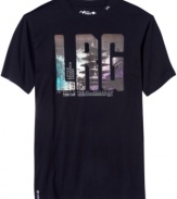 Go beyond just the basic for your casual wear with this graphic t-shirt from LRG.