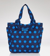 MARC BY MARC JACOBS' quilted nylon tote makes a deliciously dotty statement. Get inspired by the spot-splashed runways and carry this graphic grab as an everyday take on the trend.