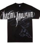 Push the limits of style with this edgy graphic t-shirt by Metal Mulisha.