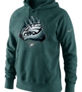 Hands down-make it apparent who your favorite football team is with this Philadelphia Eagles NFL graphic hoodie from Nike.