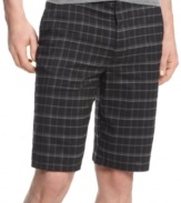 Scholarly streetwear. These shorts from Hurley are a cool downtown look.