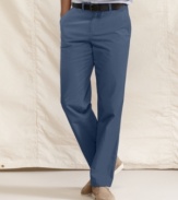 Create a long, lean line with these slim-fit chinos from Tommy Hilfiger.