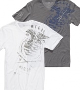 It's time to upgrade your tees. These graphic shirts from Marc Ecko Cut & Sew raise your denim style.