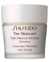 A multi-action nighttime revitalizer that counteracts signs of daytime damage and delivers intensive hydrating benefits to skin while you sleep. Restores softness, smoothness, and a healthy-looking glow. Recommended for normal and combination skin. Smooth over face each evening after cleansing and balancing skin. 1.8 oz.Call Saks Fifth Avenue New York, (212) 753-4000 x2154, or Beverly Hills, (310) 275-4211 x5492, for a complimentary Beauty Consultation. ASK SHISEIDOFAQ 