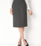 Always sharp, this Charter Club pencil skirt is a versatile must-have. Try it with anything from fitted blazers to billowing blouses for a look that is simply put-together.