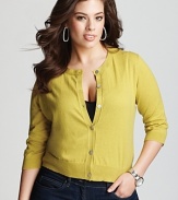 Eileen Fisher Plus Size Short Cardigan