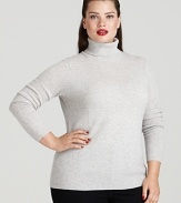 This luxe Jones New York Collection cashmere sweater brings timeless chic to the new season.