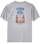 The only accessory you need to go with this t-shirt from Tommy Bahama? An ice cold beer.