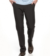 Pinstripes add some polish to your business attire with these pants from Kenneth Cole Reaction.