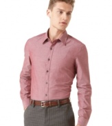 Button up in this sleek, simple style from Kenneth Cole New York.