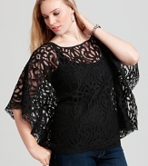 Karen Kane Plus Size Lace Top