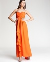 Nicole Miller Gown - Ruffle Strapless Gown