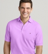 This timeless polo offers nonstop refinement and casual comfort for any season.