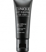 Skin Supplies for Men Age Defense for Eyes. Multifunction treatment instantly hydrates the vulnerable eye area. Works to repair the look of lines, wrinkles. Reduces dark circles, puffs, and brightens dull skin for a younger look. Strengthens the moisture barrier for skin that's smooth, firm. 0.5 oz. 