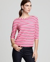 Juicy Couture Directional Stripe Silk Top