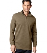 Keep it classic with this sharp sweater from Van Heusen.