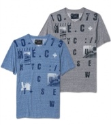 Show off your city style with this cool Marc Ecko Cut & Sew tee.