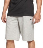 You'll look forward to lounging in these comfortable and classic fleece shorts from Nike.