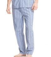 Sheer comfort. Let these Nautica pajama pants take you off to sleep in style.