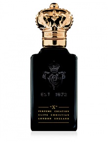 X for Women Perfume Spray. Chypre Fruity. Modern and mysterious with an attitude that crosses, yet respects, conventional perfumery. Presented in a black glass flacon with gold overlay to acknowledge the powerful and unconventional quality of this perfume.  · Top notes: Ivy, peach, Sicilian mandarin, bergamot  · Heart: Karo karounde, reseda, rose, Egyptian jasmine  · Base: Patchouli, cedarwood, vetyver, labdanum, vanilla  . 1.6 oz. 