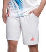 Made to move-these active bermuda shorts from adidas feature ClimaCool and ForMotion technologies for top performance.