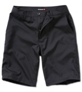 Take a walk in this dressy walk short by Quiksilver.