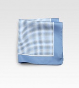 A silk pocket square is the perfect finishing touch to any gentleman's outfit. SilkDry clean13 x 13Made in Italy