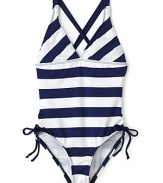 Splendid Girls' Swim Marcel One Piece Swimsuit - Sizes 7-14