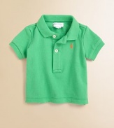 Rendered in lightweight cotton, this classic polo features a requisite embroidered pony at the chest.Polo collarShort sleevesButton downCottonMachine washImported Please note: Number of buttons may vary depending on size ordered. 