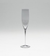 Elegant, hand-cut crystal design makes every toast all the more meaningful. 12H X 3W Hand wash Imported