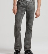 John Varvatos Star USA Slim Fit Bowery Jeans in Dusted Color Wash