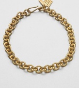 A radiant 14k goldplated chain link design that will make a statement. 14k goldplatedLength, about 16Hook closureMade in USA