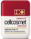 EXCLUSIVELY AT SAKS. Lightening Cream. Softens skin hyper-pigmentation with a biologically active lightening complex. For the treatment of liver spots and skin discolorations. Gently and gradually lightens natural complexion Visually attenuates pigmentary and age spots Maintains optimal moisture level of upper epidermis Dermatologically tested Non-irritantUse daily with Cellcosmet Elasto-Collagen Lightener-XT. Recommended to use with UVA/UVB protection.