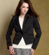 Dressed up or down, Tommy Hilfiger's tuxedo jacket is a sharp staple for the season. Keep it classic with a tweed skirt or make it downtown cool with jeans and a tee.