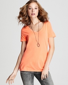 Michael Stars Tee - Slim Slouch V Neck