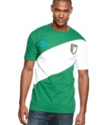 Show off. Take your support to the next level with this country badge t-shirt from Puma.