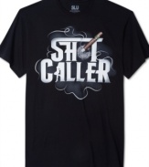 Let them know who calls the shots with this stylish t-shirt by Swag Like Us.