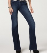 This Calvin Klein Jeans look comes in a well-worn denim wash with a curve-hugging fit. Make them work year-round with anything from tees to sweaters! (Clearance)