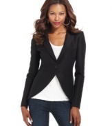 Menswear-inspired but totally feminine, BCBGMAXAZRIA's chic tailcoat blazer adds tuxedo-ed flair to everything from jeans and tee to a sexy sequined dress.