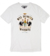 Drink up. This rad graphic tee from Lucky Brand Jeans will stay with you until last call.