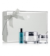 A unique firming and anti-wrinkle effect helps fortify skin to make it visibly plumper and smoother. Gift set contains: